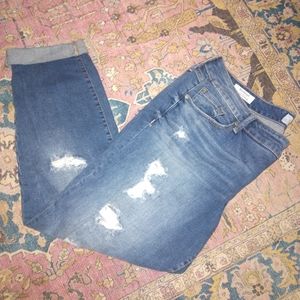 Torrid distressed boyfriend jeans